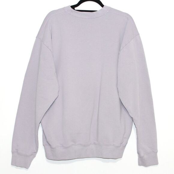 Sporty & Rich Crewneck Sweatshirt in Pale Purple Size Large Made in USA - Picture 4 of 5